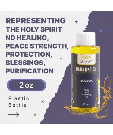 Swanson Christian Anointing Oil for Prayers - Unscented Oil of Joy 2 Oz | International Shipping Available - Buy Online on GoSupps.com
