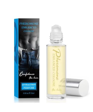 Pheromone Cologne for Men to Attract Women - Long-Lasting Scent Cologne for Men - Enhanced Confidence & Attraction Pheromone Infused Perfume for Men - Pheromone Cologne for Men - 15 mL (Man)