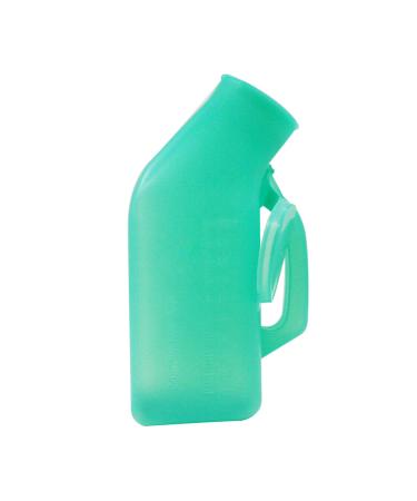 Men Urinal Male Urinal 1000ML Plastic Urine Collection Device Spill Proof Device Portable Urinal Snap-On Lid Convenient and Practical Urinal