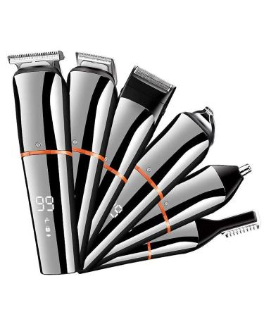 Hair Clippers for Men Digital Display All in One Hair Trimmer for Men Eyebrow Beard Trimmer Electric Hair Clipper Grooming Kit Haircut Km-5898