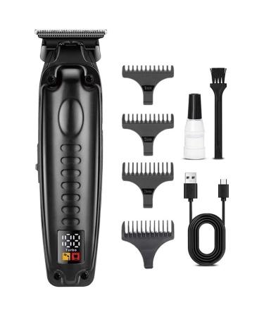 Hair Clippers for Men Professional Gradient Oil Head Engraving Hair Clipper Metal Cover Luxury Texture Body Beard Trimmer Barber Shaver