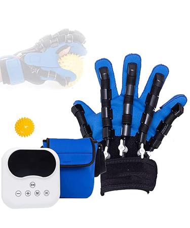 Rehabilitation Robot Gloves Left and Right Hands Stroke Hemiplegia Rehabilitation Training Equipment with Four Modes for Hand Dysfunction Patients Easy to Use Right Hand L