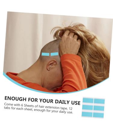 Buy Angoily Double Sided Adhesive Hair Extension Wig Accessories - 6 Sheets for Secure Styling - Buy Online on GoSupps.com