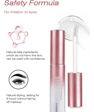 Eyebrow Glue Gel | Eye Brow Glue Gel Transfer-Proof Brow Styler eyebrow Glue for Extreme Hold Voluminous-Looking Brows Brow Fast Sculpt Pochy - Buy Online on GoSupps.com