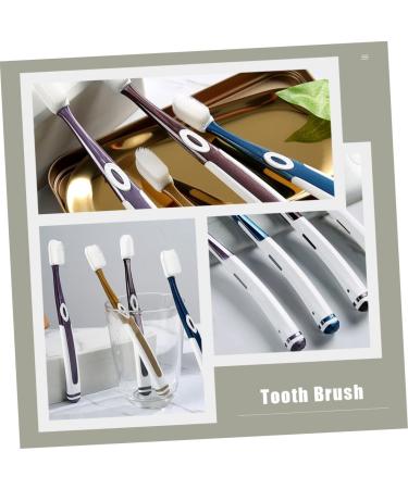 Buy 4pcs Nano Toothbrush Set - Ergonomic Soft Bristle Toothbrushes for Adults & Kids | Miniature Charcoal TPU - Ideal for Pregnant Women | Worldwide Shipping - Buy Online on GoSupps.com