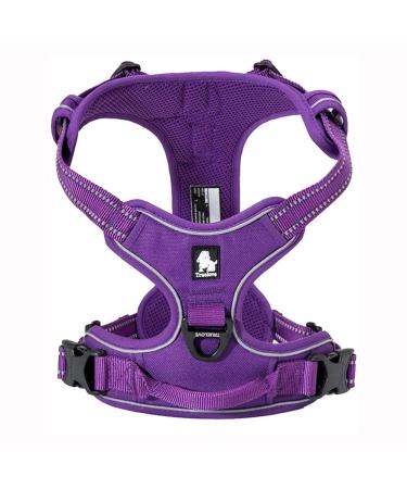 TrueLove Dog Harness TLH5651 No-pull Reflective Stitching Ensure Night Visibility Outdoor Adventure Big Dog Harness Perfect Match Puppy Vest Now Available (Purple M) Purple M - Buy Online on GoSupps.com