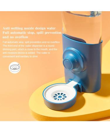 Rabbit Water Bottle 600ml/21oz Guinea Pig Water Bottle Non Drip Rabbit Water Feeder Free Standing Small Animal Water Bottle for Dog Cat Guinea Pig Rabbit Hamster and the Other Small Animals(Blue) - Buy Online on GoSupps.com