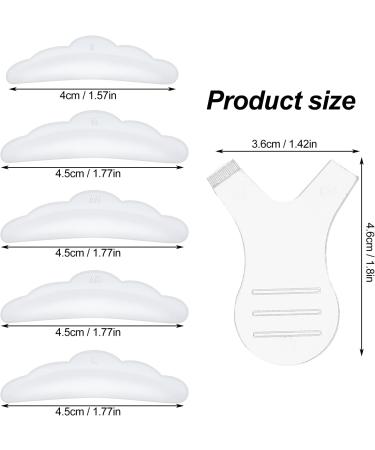 Nivofu 20 Pairs Eyelash Perm Silicone Pad with Y Shape Lash Perm Kit Silicone Eyelash Perming Tool Set Eyelash Perming Curler Perm Pad Mini Eyelash Perming Set 5 Sizes S/M/M1/M2/L - Buy Online on GoSupps.com