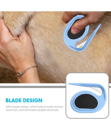 Pulunto Dog Comb for Pets - Knot Remover & Fur Care Brush for Puppies | Blue Premium Quality - Buy Online on GoSupps.com