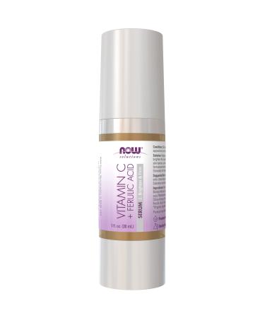 Now Foods Solutions Vitamin C & Ferulic Acid Serum 1 fl oz (30 ml) - Buy Online on GoSupps.com