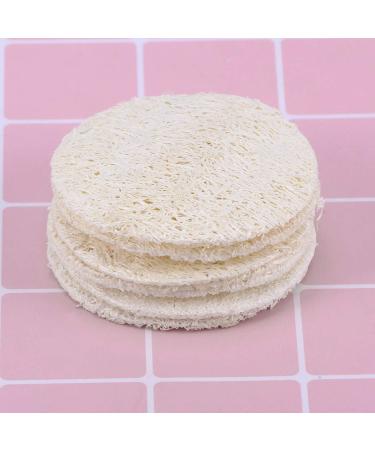 Frcolor 50 Pcs Loofah Face Pads | Exfoliating Sponges for Makeup Removal and Facial Scrub | Reusable Soft Skin Care Pads - Buy Online on GoSupps.com