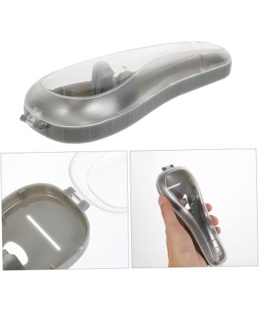 Frcolor Box Razor Storage Case for Men & Women - Portable Shaving Bag 16.5x6x3.5cm Gray | International Shipping - Buy Online on GoSupps.com