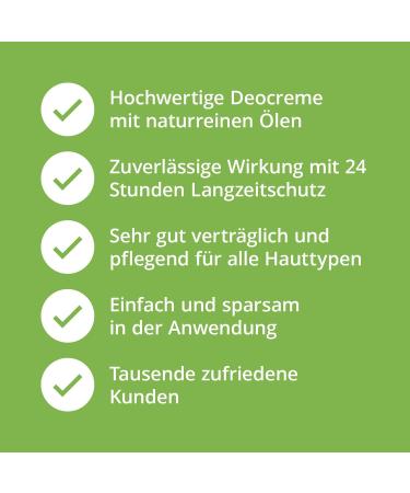  Casida Casida Natural deodorant cream without aluminium - solid deodorant with pure natural oils - effective protection against perspiration odors - pharmacy quality - 50 ml - Buy Online on GoSupps.com