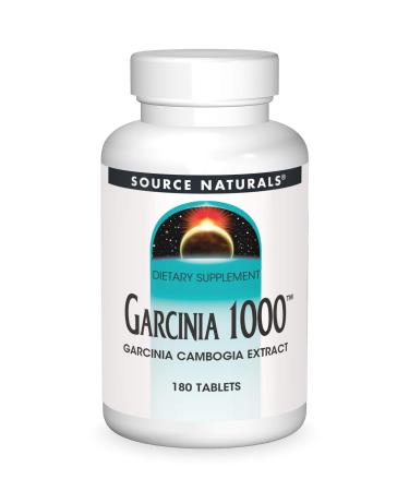 Source Naturals Garcinia Cambogia Extract 1000 mg - 180 Tablets 180 Count (Pack of 1)