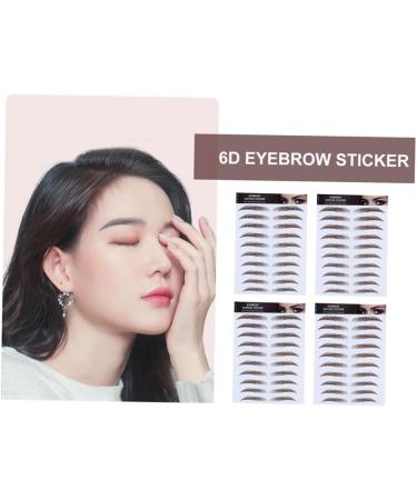 MAGICLULU 10 Pcs Eyebrow Stickers Makeup Eyebrow Sticker Tool Water Proof Water Transfer Paper with Soy Ink 6d - Buy Online on GoSupps.com