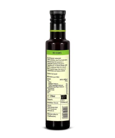 Organic Sesame Oil 250ml - Cold Pressed Natural & Unfiltered | P D R - International Shipping - Buy Online on GoSupps.com