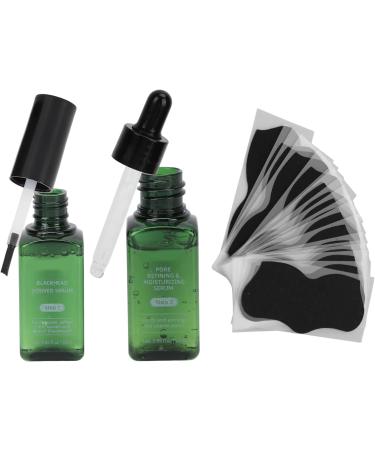 Qukaim Pore Strips Blackhead Removal Strip Kit 3 in 1 Pore Treatment Serum Set Mild Cleansing Skin Care Derived Lotion Blackhead Strips Kit 180 ml - Buy Online on GoSupps.com