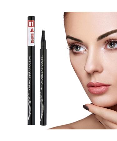 Multi-Fork Eyebrow | Eyebrow Contouring Sweatproof Pencil Everyday Women Cosmetics for Eyes for Home Working Traveling Gathering Dating 1#brown