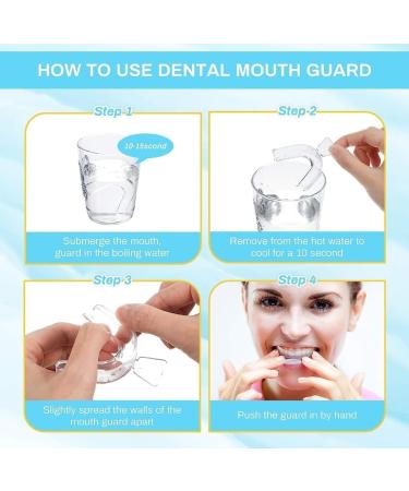 4-Pack Remouldable Teeth Whitening Mouth Trays Shields for Gum Moulds - Buy Online on GoSupps.com