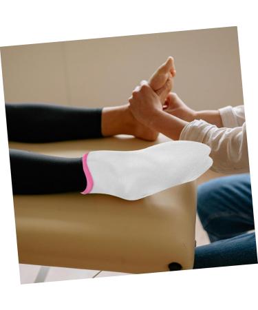 Lot de 2 Protections pour Pieds en Coton pais avec Bordure Rose pour Bain de Paraffine R utilisables Confortables pour Soins des Pieds en Institut et Domicile - Buy Online on GoSupps.com