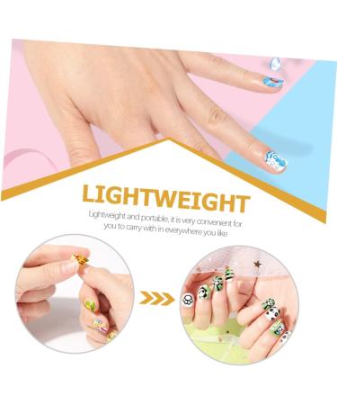 POPETPOP Kids Nail Kit 3 Sets Children's Nail Art Toys Toddler Toys Sparkle Nail Polish Nail Polish for Toddlers Nail Art Kit for Birthday Makeup Toy Nail Stickers Paper 3d Manicure - Buy Online on GoSupps.com