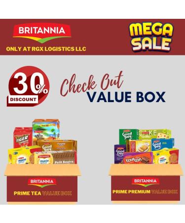 BRITANNIA Treat Wafer Orange 5.29oz (150g) - Crunchy & Delicious Tea Time Snacks - Halal & Vegetarian - Pack of 4 - Buy Online on GoSupps.com