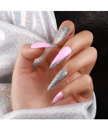 Acrylic Nail kit Nail Art Set Acrylic Powder and Liquid Brush Glitter File French Tips Nail Art Set Nail Art Decoration Tools for Home Salon Use - Buy Online on GoSupps.com