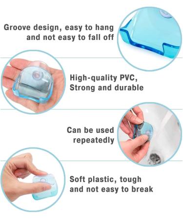 Clear Suction Razor Holder for Shower Wall - Men's and Women's Shaver Storage - Buy Online on GoSupps.com