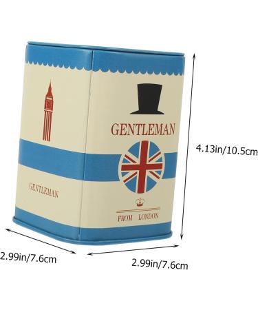 Minkissy 3-Stack Blade Storage Box | Razor Blade Dispenser Container - Iron Blue | Compact & Efficient Storage Solution for Blades (7.6x7.6cm) - Buy Online on GoSupps.com