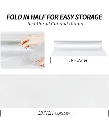 LISM 115ft Clear Cellophane Wrap Roll - 2.5 mil Thickness Gift Wrap for Flowers, Baskets, Arts & Crafts - Food Safe Clear Wrapping Paper - 33x115 ft (Pack of 1) - Buy Online on GoSupps.com