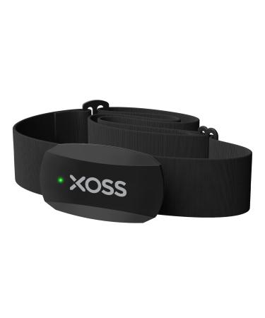 XOSS Heart Rate Monitor Chest Strap Bluetooth 4.0 Wireless Heart Rate with Chest Strap Health Accessories (Black Bluetooth&ant+) X2
