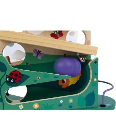 Janod Wooden Caterpillar Ball Track - Toddler Manipulation & Dexterity Toy for Ages 1+ - Multicolored eCommerce International Shipping - Buy Online on GoSupps.com