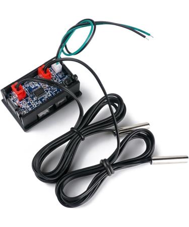 FBBULES Dual Display LED Digital Thermometer with Waterproof Probes Ideal for Aquarium Fish Pool and Fridge - Accurate Temperature Sensor DC4-28V - Red - Buy Online on GoSupps.com