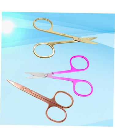 Beaupretty 3pcs Facial Hair Scissors Set | Beauty Scissors for Eyebrows Manicure & Grooming | Nasal & Ear Hair Trimmers - Buy Online on GoSupps.com