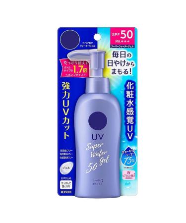 Reneul Nivea Sunscreen Protect Super Water Gel SPF 50/PA+++ (Face & Body) Pump Type 140 g (Japan Import)