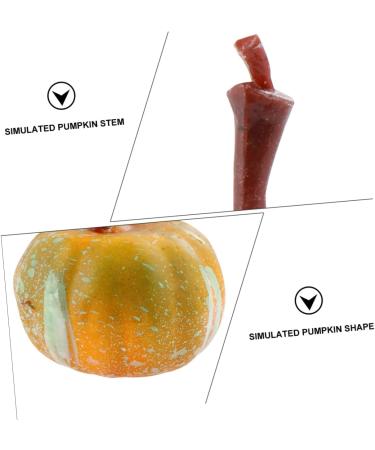 LIFKICH 20pcs Simulated Mini Pumpkin Artificial Pumpkin Decoration Halloween Pumpkin Decoration Artificial Harvest Decoration Giraffe Decor Pumpkins Model Photo Props Manual Decorate Foam As Shown 2.2X3.4CM - Buy Online on GoSupps.com
