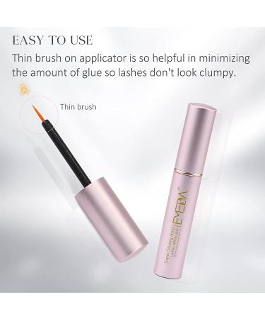 EMEDA Super Strong Hold Clear False Eyelash Glue - Latex Free, Waterproof, Suitable for Sensitive Eyes - 5ml/0.17oz - Buy Online on GoSupps.com