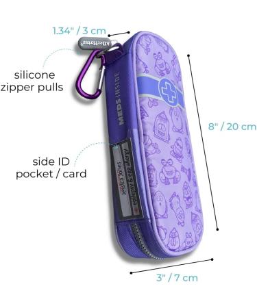 AllerMates Children's Premium Medical Allergy Kids Carrying Case for EpiPen or Auvi-Q and Benadryl - Buy Online on GoSupps.com