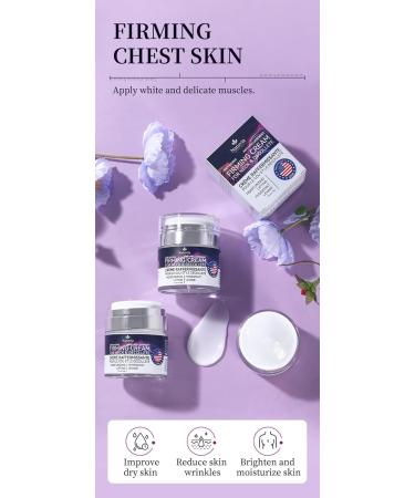 Natuvia Firming Cream for Neck Chest Wrinkle Moisturizer for Face Neck Decollete Women & Men 1.7 Fl Oz - Buy Online on GoSupps.com