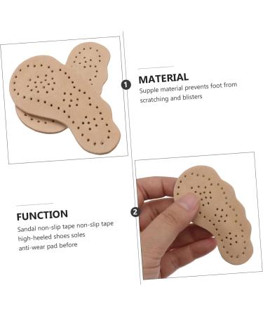 6 Pairs Non-Slip Stickers & Cushions for High Heels - Anti-Slip Insoles & Forefoot Mats for Maximum Comfort - Buy Online on GoSupps.com
