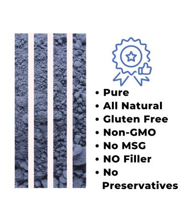 Organic Blue Butterfly Pea Flower Powder 7 oz - Natural Non-GMO Food Coloring with Antioxidants - Gluten-Free & Vegan - 7 Ounce Pack - Buy Online on GoSupps.com