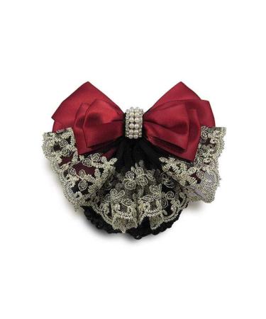 Vasana Hair Network for Women & Girls - Lace Pearl Crystal Hair Accessories | Perfect for Nurses & Bank Workers - Shop Now! - Buy Online on GoSupps.com