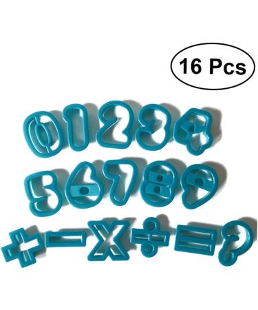 Zerodeko Number Baking Molds 32 Pcs Cookies Mold Baking Molds DIY Baking Tools Biscuit Mold Number Multi-Piece Set mediumx2pcs Bluex2pcs - Buy Online on GoSupps.com