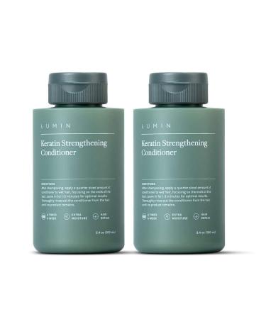 Men Keratin Strengthening Conditioner (2-pack): Rehydrated and strengthens dry damaged hair |Formulated with jojoba oil to improve hair and scalp |From lumin