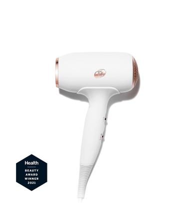 T3 Micro T3 Fit Ionic Compact Hair Dryer with IonAir Technology - Includes Ion Generator  Multiple Speed and Heat Settings  Cool Shot  1 ct. White/Rose Gold
