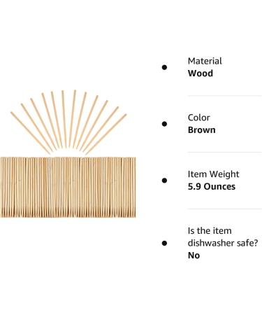 100 Pack SATINIOR Heavy Duty Wood Stylus Tools for Scratch Art - Wooden Scratch Art Sticks - Buy Online on GoSupps.com