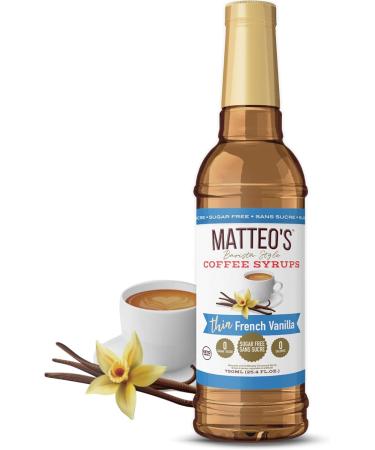 Matteo's Barista Style Sugar Free Coffee Syrup & Barista Style Sugar Free Coffee Syrup - Zero Calories Keto-Friendly Coffee Syrups & Flavors 750.00 ml (Pack of 1) Coffee Syrup+ Syrup Salted Caramel - Buy Online on GoSupps.com