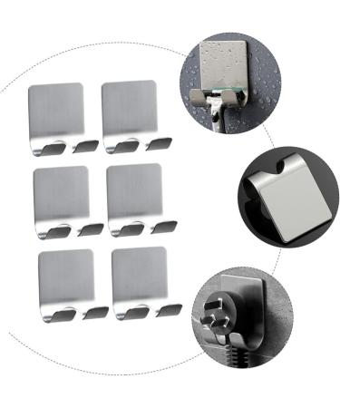 Alipis 60 Strong Sticky Hooks - Stainless Steel Towel & Shower Hangers for Clothes & Shavers - Durable Storage Solution - Buy Online on GoSupps.com