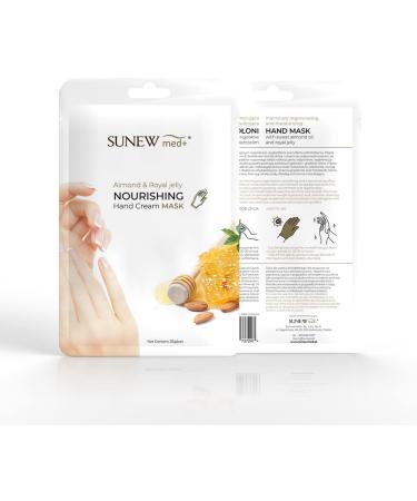  SUNEWmed+ Rejuvenating hand mask with almond oil and royal jelly regenerating nourishing and moisturizing gloves - Buy Online on GoSupps.com