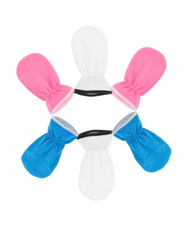 Ipetboom 3 Pairs Wax Hand Mask Warm Gloves Moisturizing Essential Oil Gloves Moisturizing Hand Gloves Wax Warmer Gloves Down Mittens Paraffin Fleece Beauty Wax Skin Care Women's